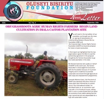 OBF FOURTH EDITION OF NEWSLETTER